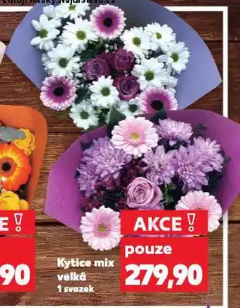 Kaufland Kytice mix nabídka