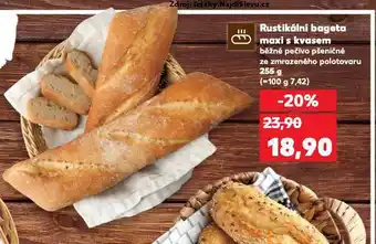 Kaufland Rustikální bageta nabídka