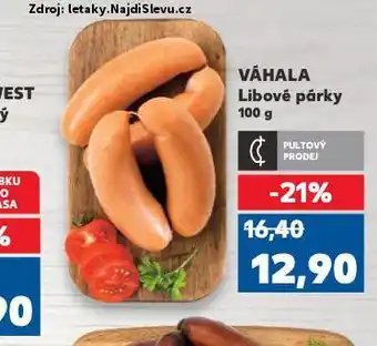 Kaufland Libové párky nabídka