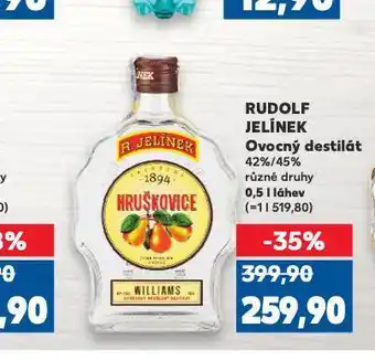 Kaufland Rudolf jelínek ovocný destilát nabídka