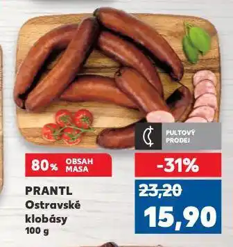 Kaufland Ostravské klobásy nabídka