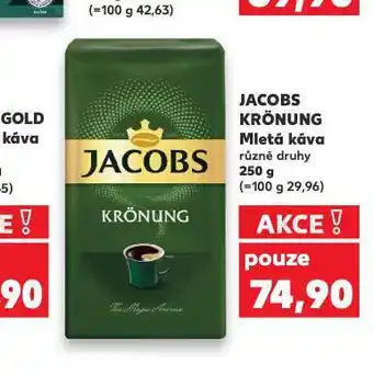Kaufland Káva jacobs nabídka