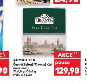 Kaufland Ahmad čaj nabídka