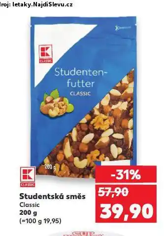Kaufland Studentská směs nabídka
