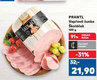 Kaufland Vepřová šunka školáček nabídka