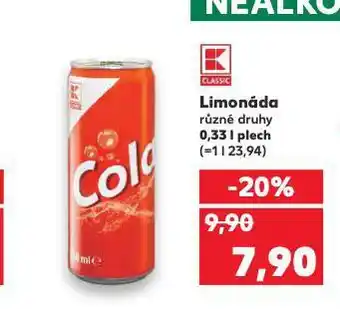 Kaufland Limonáda nabídka