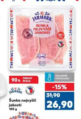 Kaufland Šunka nejvyšší jakosti nabídka