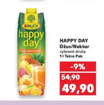 Kaufland Happy day džus nabídka