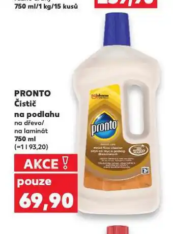 Kaufland Pronto čistič na podlahu nabídka