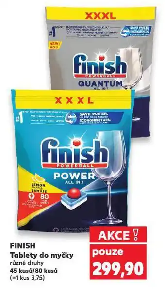 Kaufland Finish tablety do myčky nabídka