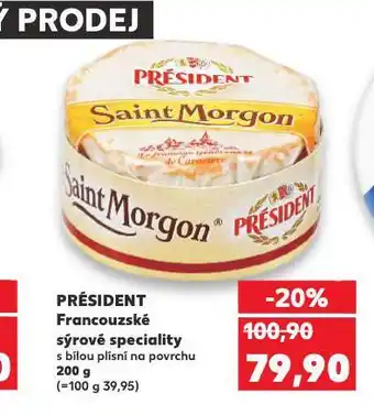 Kaufland Président francouzské sýrové speciality nabídka