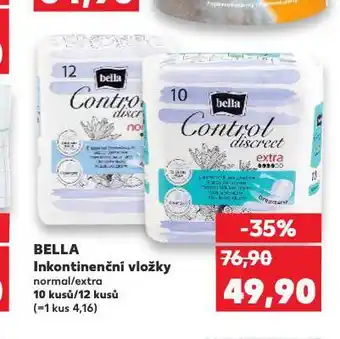 Kaufland Bella inkontinenční vložky nabídka