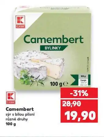 Kaufland Camembert nabídka