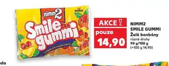 Kaufland Nimm2 smile gummi želé bonbóny nabídka