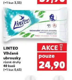 Kaufland Linteo vlhčené ubrousky nabídka