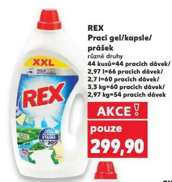 Kaufland Rex prací prostředek nabídka