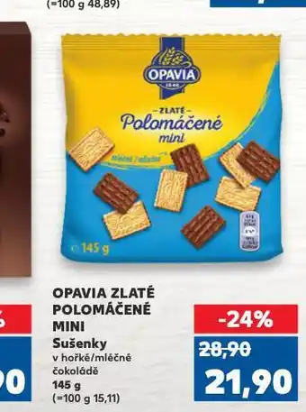 Kaufland Opavia zlaté polomáčené nabídka