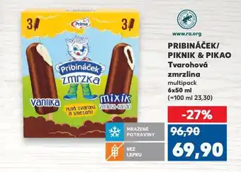 Kaufland Pribináček zmrzlina nabídka