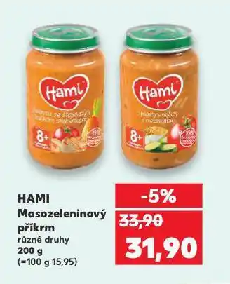 Kaufland Hami masozeleninový příkrm nabídka