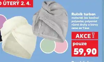 Kaufland Ručník turban nabídka
