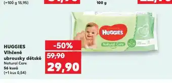 Kaufland Huggies vlhčené ubrousky dětské nabídka