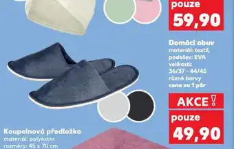 Kaufland Domácí obuv nabídka