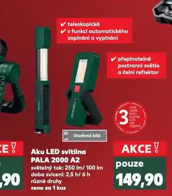 Kaufland Aku led svítilna nabídka