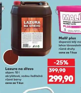 Kaufland Lazura na dřevo nabídka