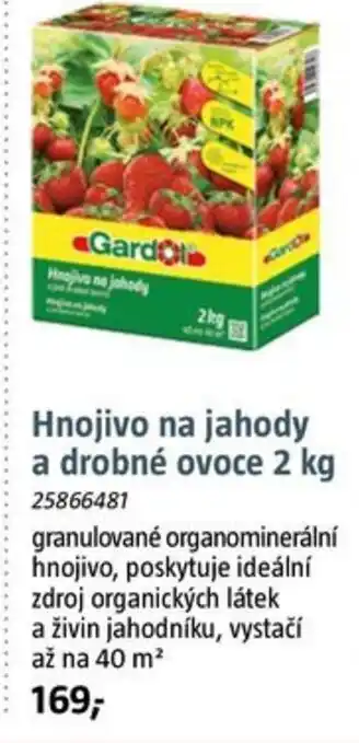 Bauhaus Hnojivo na jahody a drobné ovoce 2 kg nabídka