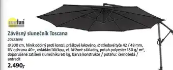 Bauhaus Závěsný slunečník Toscana nabídka