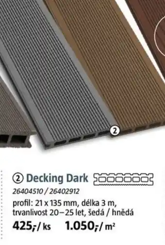 Bauhaus Decking Dark nabídka