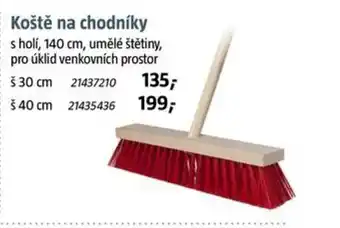 Koště na chodníky