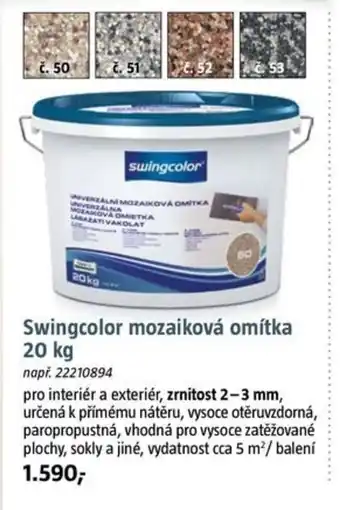 Bauhaus Swingcolor mozaiková omítka 20 kg nabídka