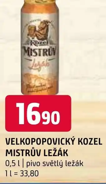 Terno VELKOPOPOVICKÝ KOZEL MISTRŮV LEŽÁK 0,5L nabídka
