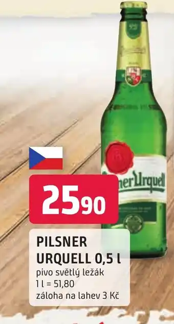Trefa PILSNER URQUELL 0,5L nabídka