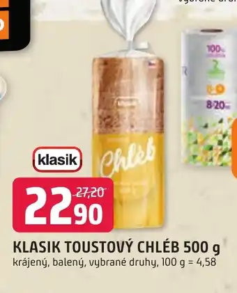 Trefa KLASIK TOUSTOVÝ CHLÉB 500 g nabídka