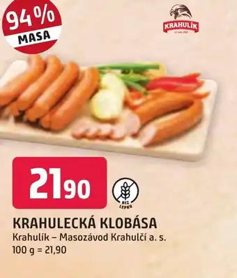 Trefa KRAHULECKÁ KLOBÁSA nabídka