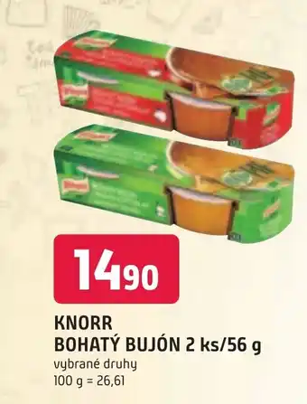 Trefa KNORR BOHATÝ BUJÓN 2 ks/56 g nabídka