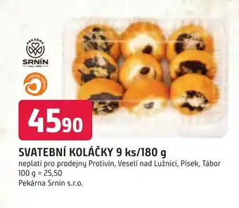 Trefa SVATEBNÍ KOLÁČKY 9 ks/180 g nabídka