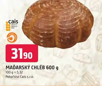 Trefa MAĎARSKÝ CHLÉB 600 g nabídka