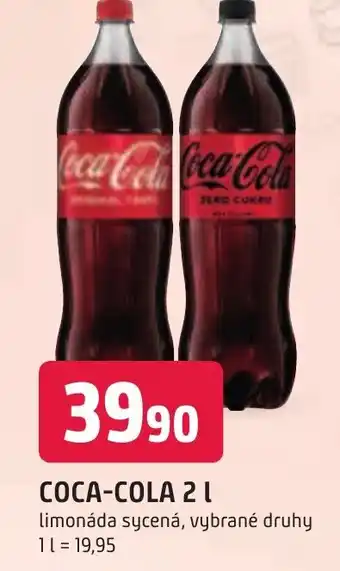 Trefa COCA-COLA 2L nabídka