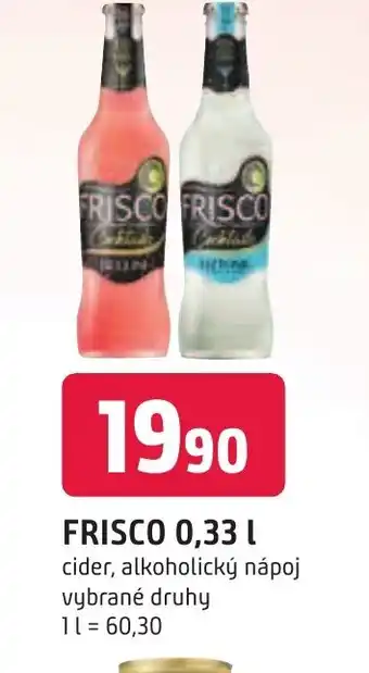 Trefa FRISCO 0,33 L nabídka