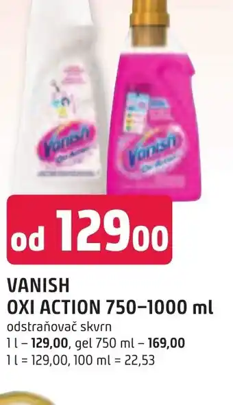 Trefa VANISH OXI ACTION 750-1000 ml nabídka