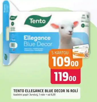 Trefa TENTO ELLEGANCE BLUE DECOR 16 ROLÍ nabídka