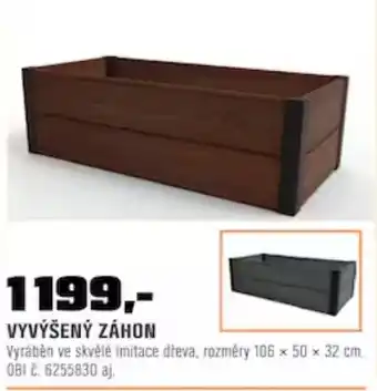 OBI VYVÝŠENÝ ZÁHON nabídka