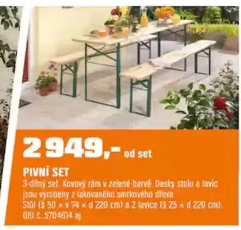 OBI PIVNÍ SET nabídka