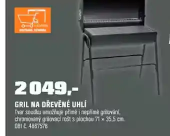 GRIL NA DŘEVĚNÉ UHLÍ