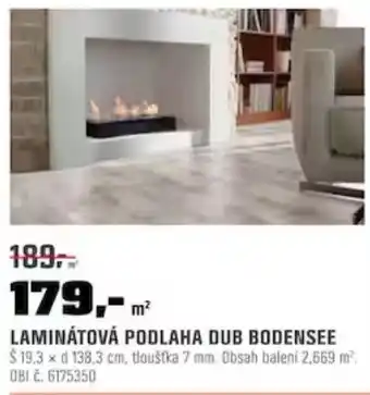 OBI LAMINÁTOVÁ PODLAHA DUB BODENSEE nabídka