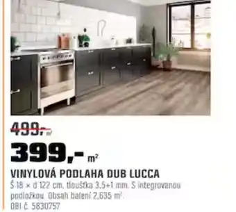 OBI VINYLOVÁ PODLAHA DUB LUCCA nabídka