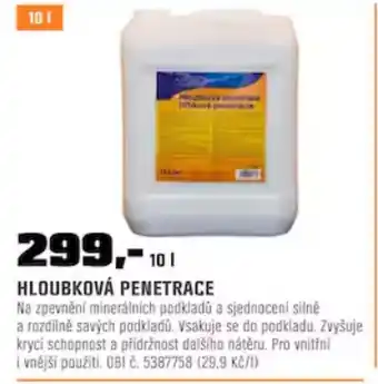 OBI HLOUBKOVÁ PENETRACE nabídka